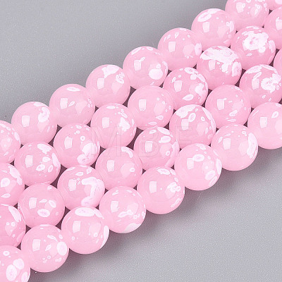 Baking Paint Glass Beads X1-DGLA-N015-10mm-02-1