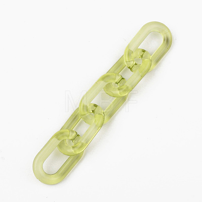 Transparent Acrylic Linking Rings OACR-T024-02-J03-1