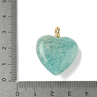 Natural Amazonite Pendants G-P585-03G-10-1