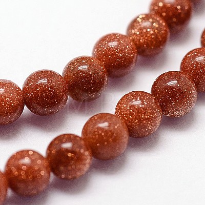 Goldstone Beads Strands X-G-N0200-01A-3mm-1