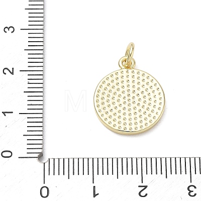Brass & Natural White Shell Pendants KK-CBA56EF-16G-01-1