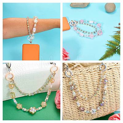 1Pc Acrylic Beaded Mobile Straps AJEW-SZ0002-82C-1