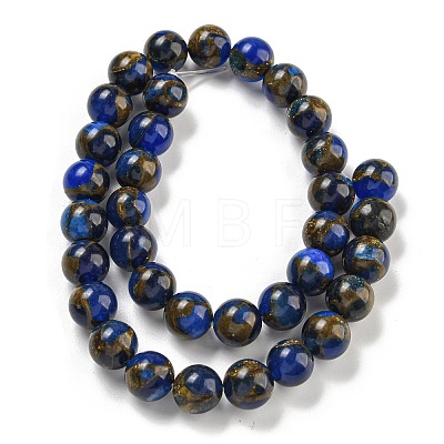 Synthetic Gold Clinquant Stone Beads Strands G-P549-A01-02A-1