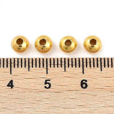 Brass Smooth Round Beads EC400-3G-1