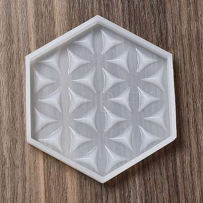 DIY Life of Flower Textured Cup Mat Silicone Molds SIMO-H009-05G-1
