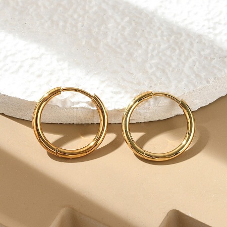 PVD Vacuum Plating 304 Stainless Steel Huggie Hoop Earrings for Women EJEW-F280-07C-G-1
