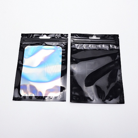 Rectangle Zip Top Plastic Laser Bags LS-OPP-SZC0002-03-1