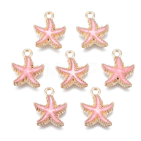 Alloy Enamel Pendants X-ENAM-S121-023-1