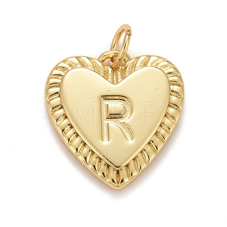 Rack Plating Real 18K Gold Plated Brass Pendants KK-E260-01G-R-1