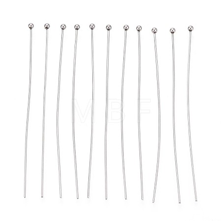 304 Stainless Steel Head Pins STAS-T065-60mm-20P-1