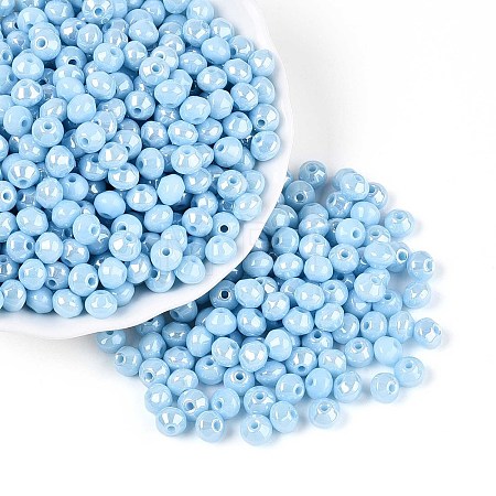 Opaque Colours Glass Seed Beads SEED-N007-34G-1