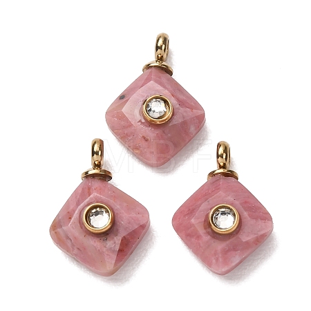 Natural Rhodonite Pendants STAS-C184-14A-02-1