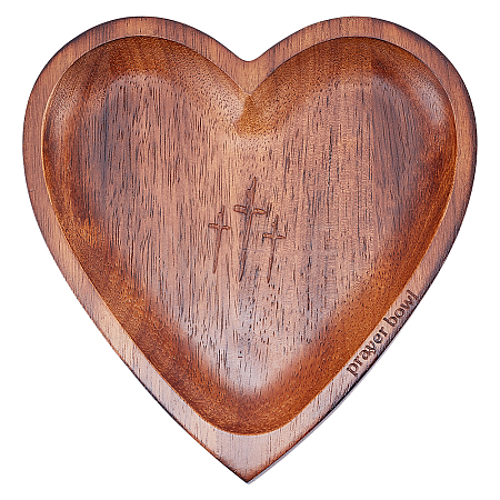 Wood Prayer Bowl ODIS-WH0079-018-1