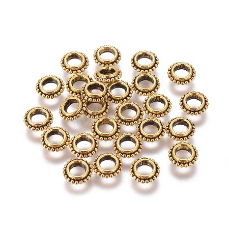 Tibetan Style Alloy Spacer Beads LS-GLF11067Y-1