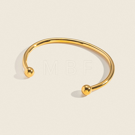 304 Stainless Steel Open Torque Cuff Bangles ND9011-1