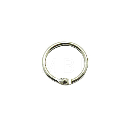 Iron Loose Leaf Book Binder Hinged Rings SCRA-PW0004-124D-1