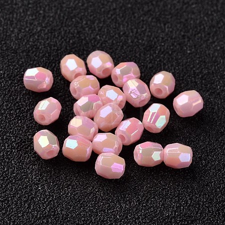 AB Color Plated Eco-Friendly Poly Styrene Acrylic Beads TACR-L003-44-1