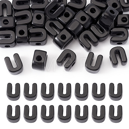 Acrylic European Beads OACR-TAC0013-14U-1