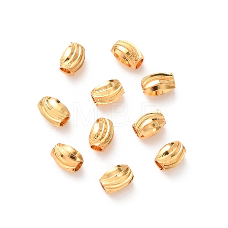 Brass Beads KK-C157-52G-1