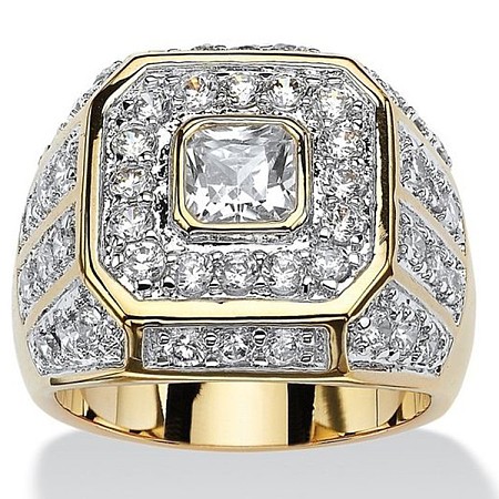 Alloy with Crystal Rhinestone Finger Rings for Men FS-WGD5024-03-1