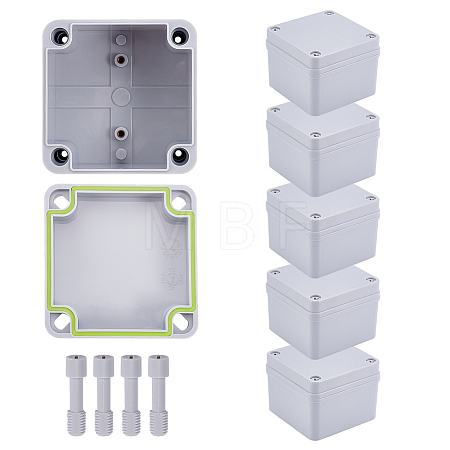 Outdoor Waterproof ABS Plastic Junction Box AJEW-WH0485-27B-1