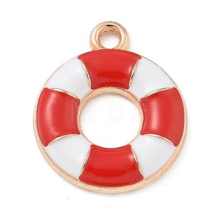 Alloy Enamel Pendants ENAM-A008-14KCG-03-1
