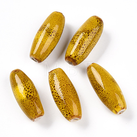 Handmade Porcelain Beads PORC-N008-07F-1