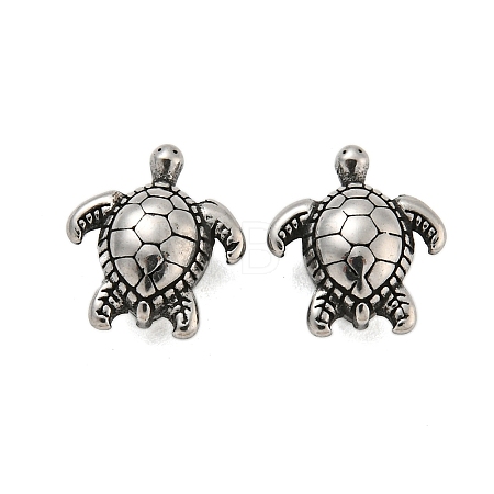Animal 304 Stainless Steel Beads STAS-E214-11AS-13-1