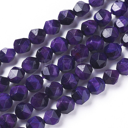 Natural Tiger Eye Beads Strands G-I217-A-01C-1