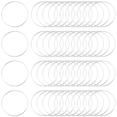 50Pcs Brass Linking Rings KK-SP0002-12A-1
