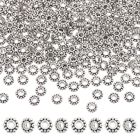 300Pcs Tibetan Style Spacer Beads TIBE-HY0001-15-1
