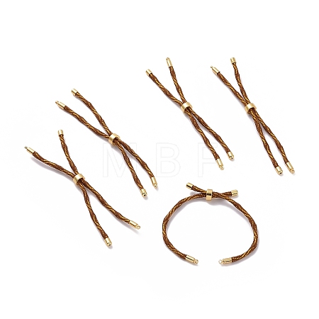 Nylon Cord Silder Bracelets MAK-C003-03G-01-1