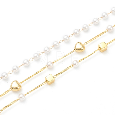 Brass Handmade Beaded Chain CHC-XCP0001-14-1