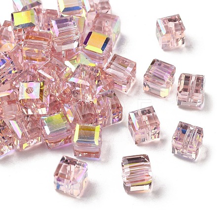 Electroplated Glass Beads X-EGLA-G040-01A-AB02-1