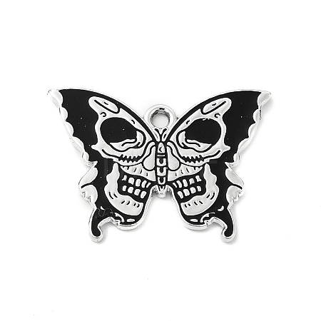 Halloween Alloy Enamel Pendants ENAM-I053-C04-1