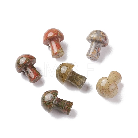Natural Unakite GuaSha Stone G-A205-26-01-1
