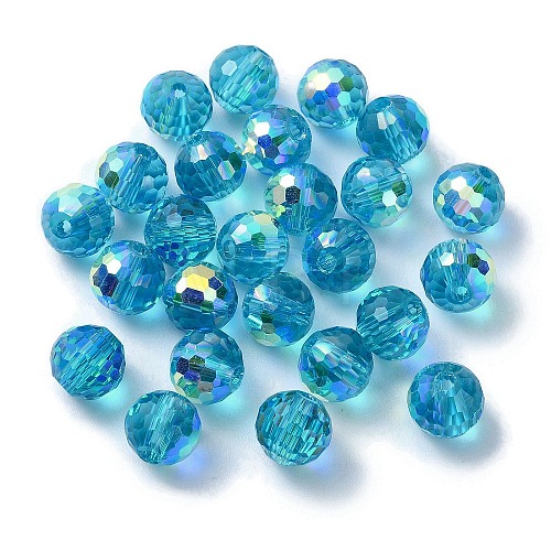 AB Color Plated Glass Beads EGLA-P059-02A-AB15-1