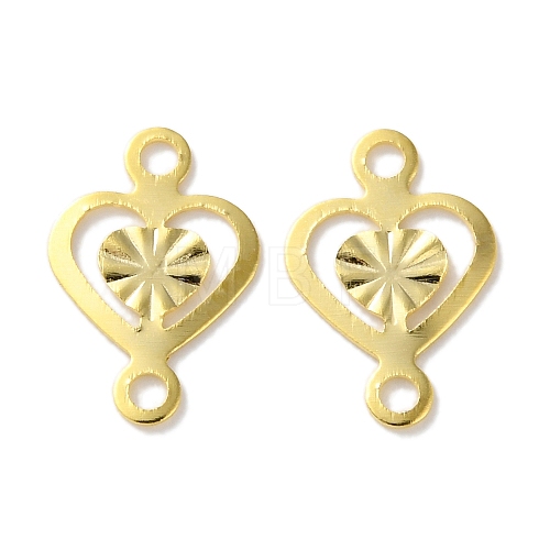 Brass Filigree Connector Charms KK-F880-02G-01-1