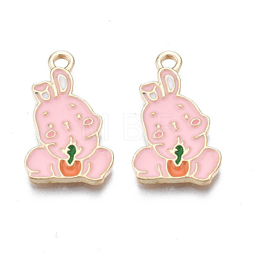 Alloy Enamel Pendants PALLOY-N170-031B-NR-1