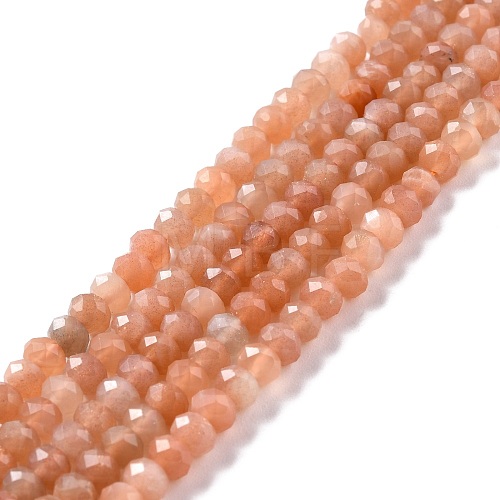 Natural Sunstone Beads Strands G-K312-09B-1