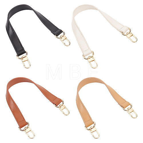 WADORN 4Pcs 4 Colors PU Leather Short Shoulder Bag Straps FIND-WR0008-97-1