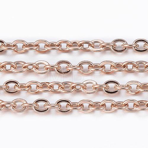 Ion Plating(IP) 304 Stainless Steel Cable Chains CHS-H009-03RG-1