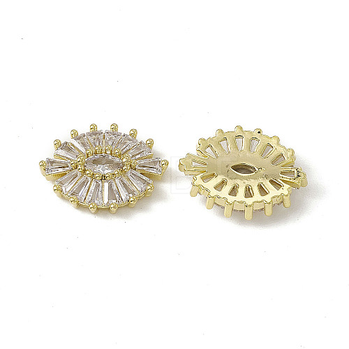 Brass Glass Rhinestone Cabochons MRMJ-B002-20LG-1