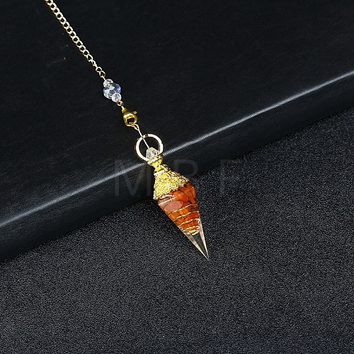 Resin Cone Dowsing Pendulums PW-WGC05D6-06-1