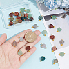 Unicraftale 32Pcs 4 Style Mixed Gemstone Charms G-UN0001-14-4