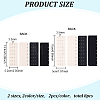 8Pcs 4 Style Polyester Women's 3 Rows x 7/9 Hooks Longline Corset Bra Extender FIND-BC0004-65-2