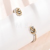 304 Stainless Steel Cuff Bangles for Women SA-CBA2192-07GP-1