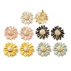 304 Stainless Steel Enamel Stud Earrings SA-CBA0141-03G-4