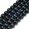 Natural Azurite Beads Strands G-Z110-C05-4mm-2