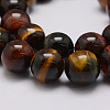 Natural & Dyed Tiger Eye Bead Strands G-P230-01-10mm-3